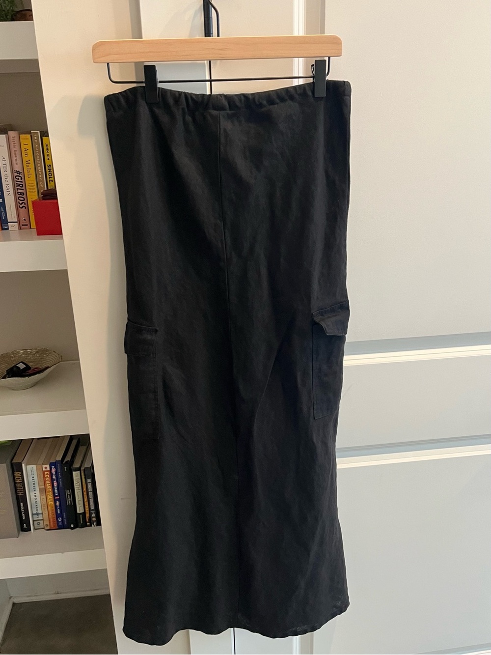 Faithfull The Brand Black Katala 100% Linen Maxi Skirt Medium (NWOT) - Picture 4 of 6